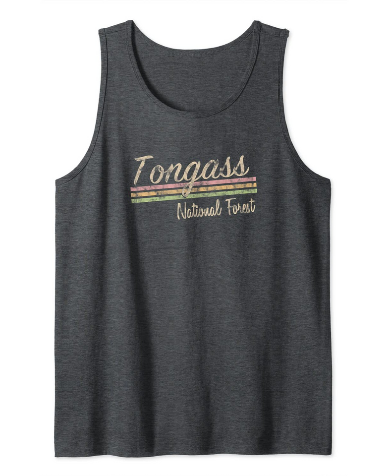 Tongass National Forest Retro Vintage Tank Top
