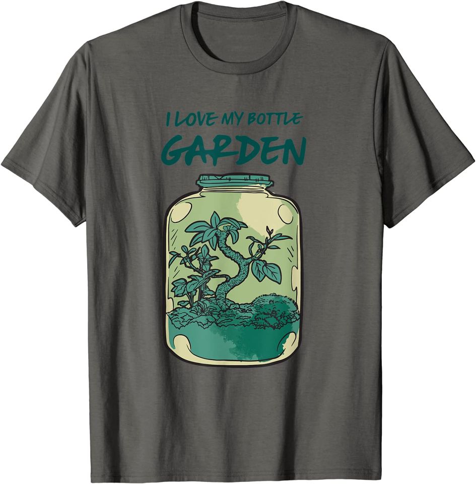 Bottle Garden Ecosystem Hermetosphere Biosphere DIY T-Shirt