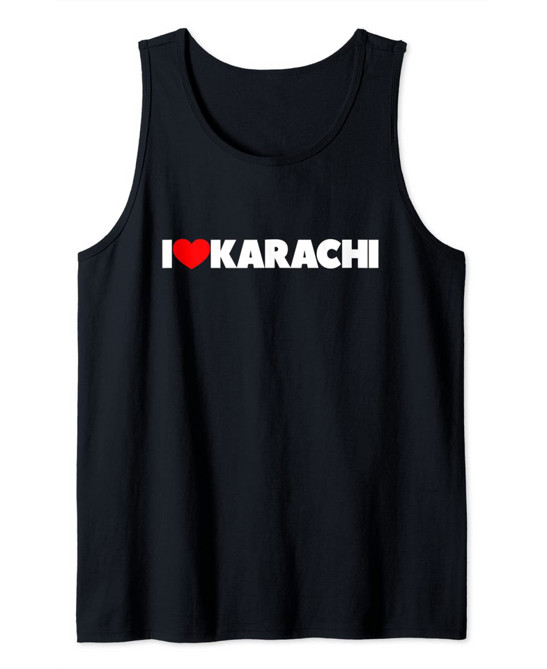I Love Karachi Tank Top