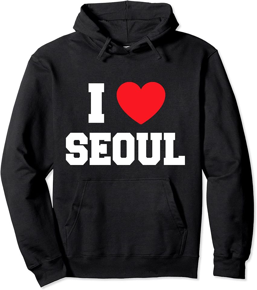 I Love Seoul Pullover Hoodie