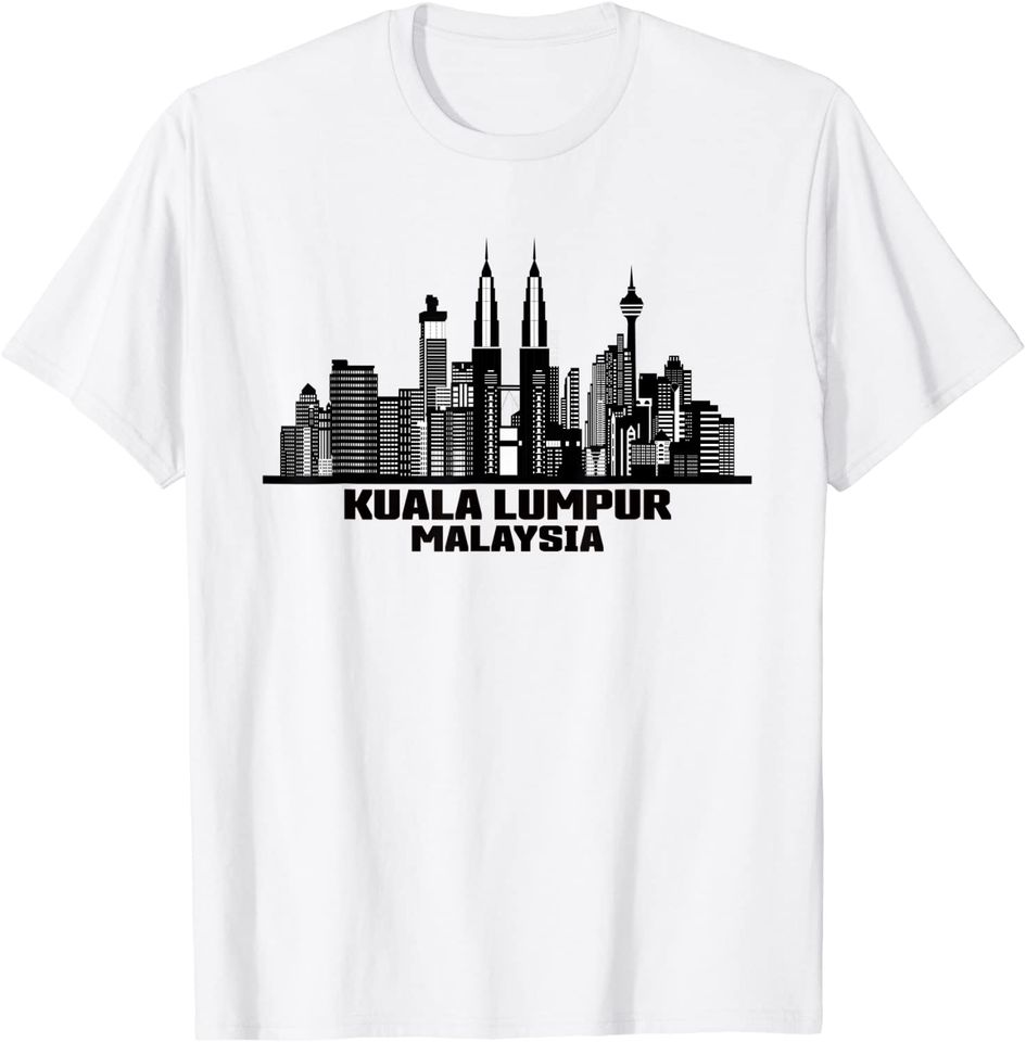 Kuala Lumpur Malaysia Skyline T Shirt