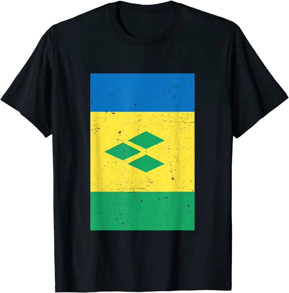 St Vincent and Grenadines Flag Vincentian Pride T Shirt