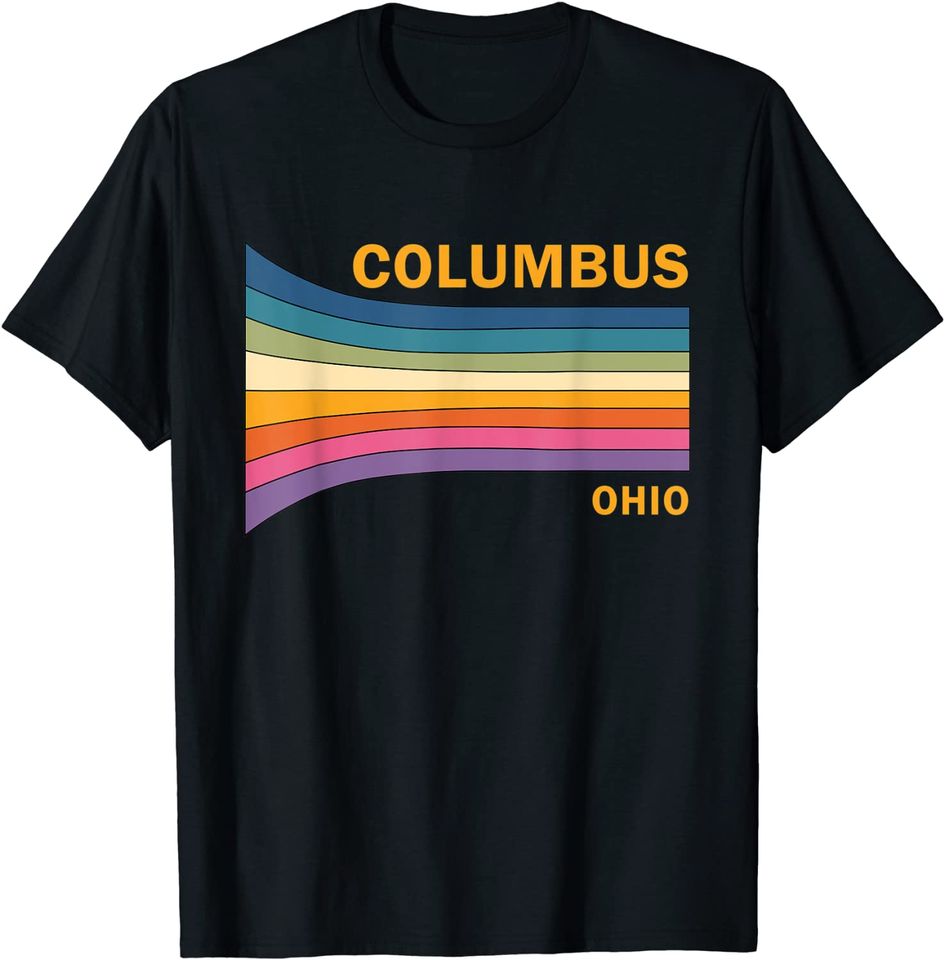 Retro Vintage 70s Columbus Ohio USA T-Shirt