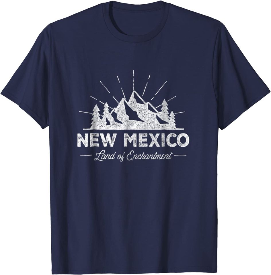 New Mexico Vintage Hiking Retro T-shirt