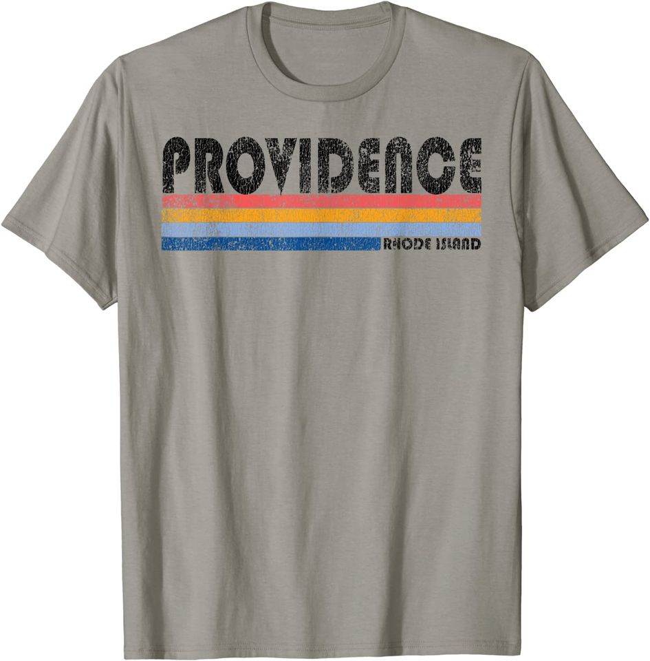 Vintage 1980s Style Providence Rhode Island T Shirt
