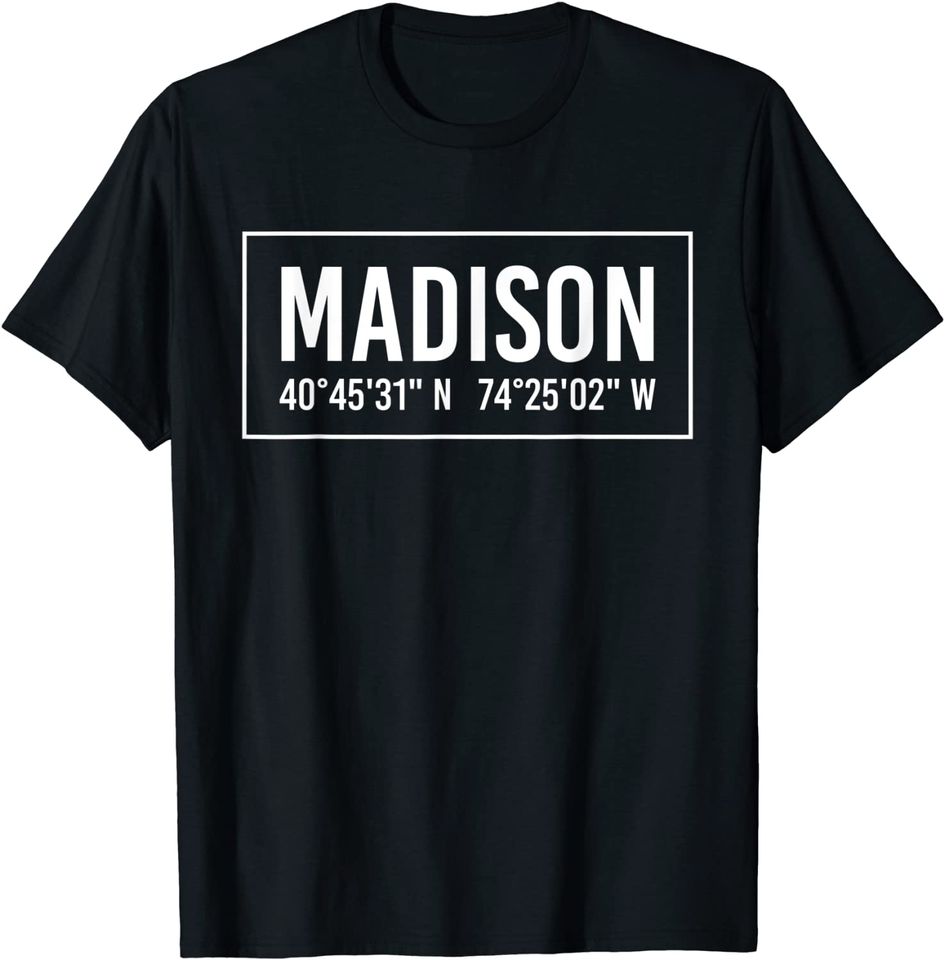 Madison New Jersey Madison T Shirt