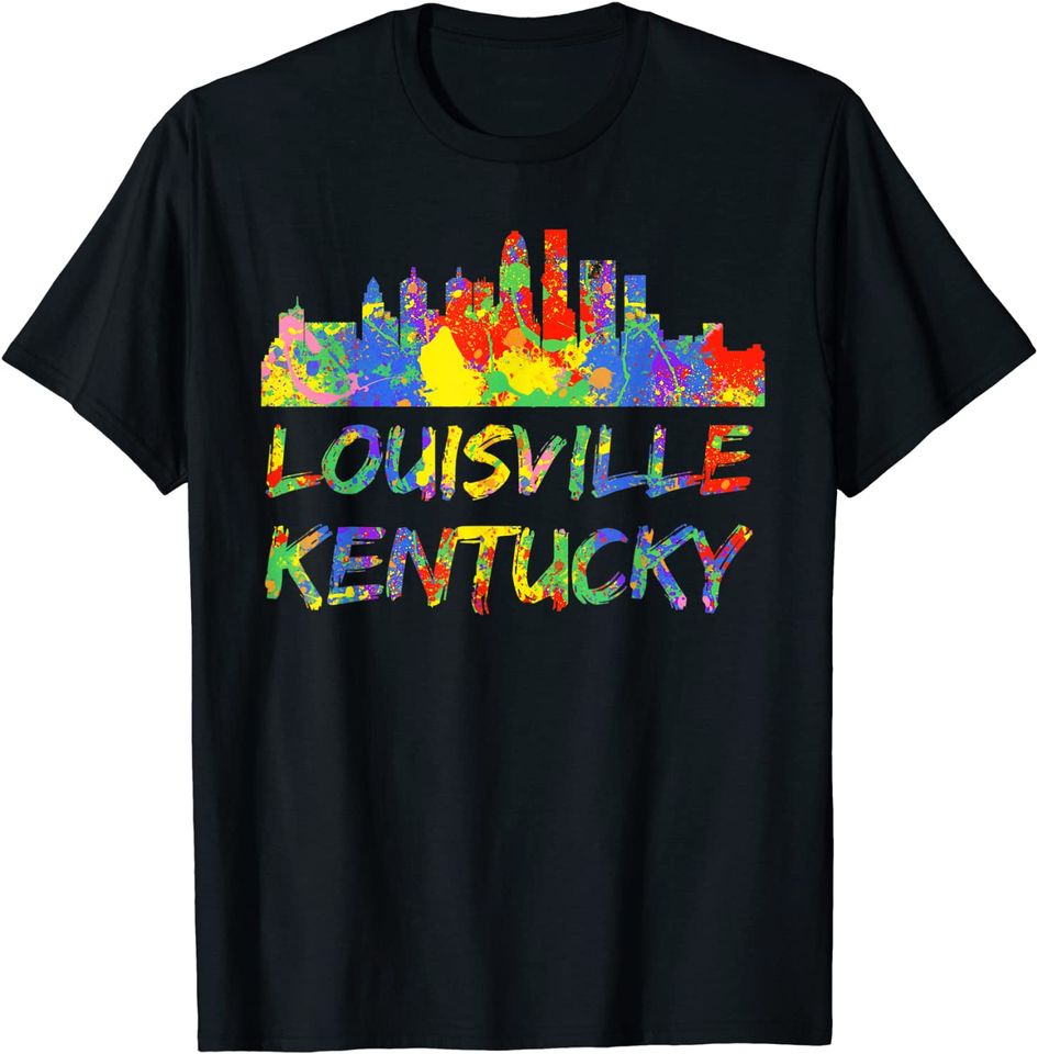 Louisville Kentucky Skyline T Shirt