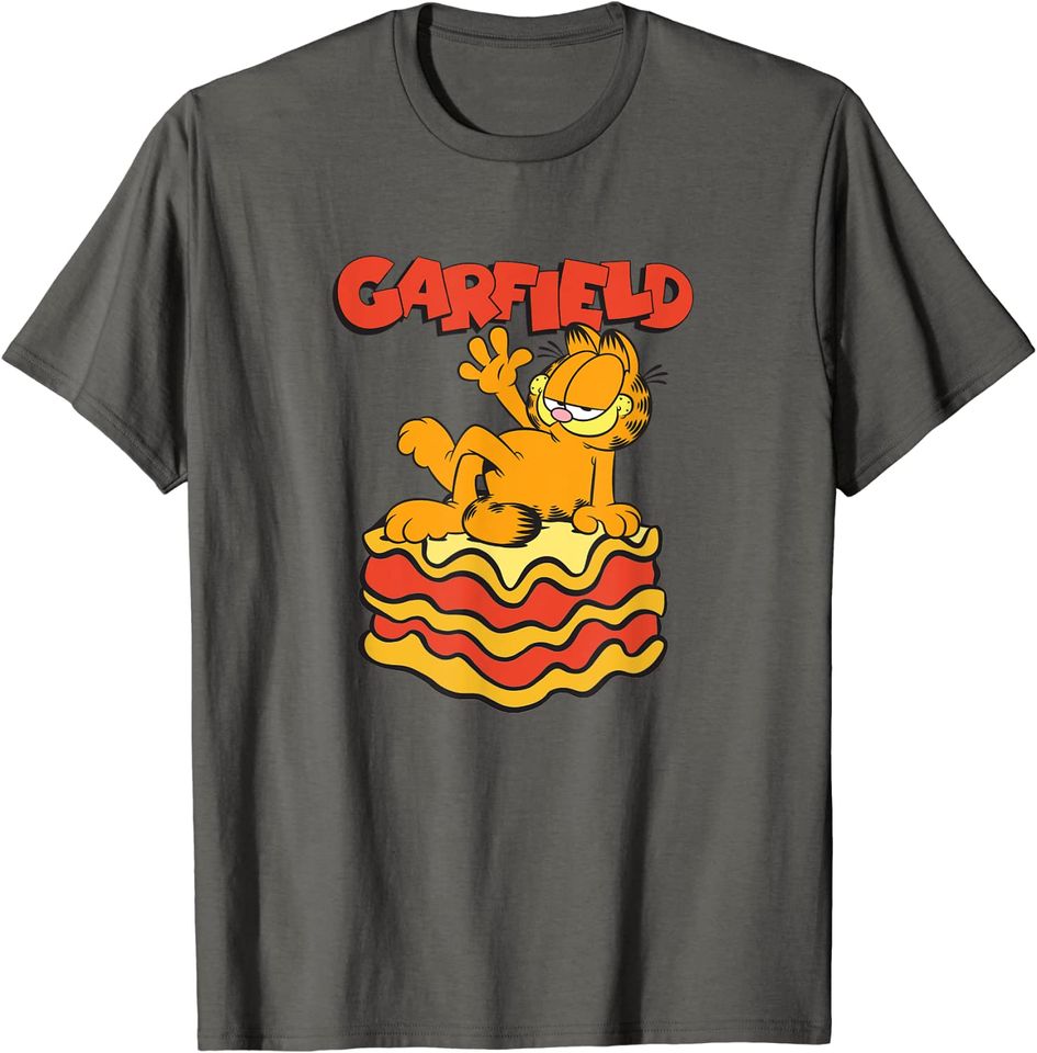 Lasagna Slice Garfield Pose T-Shirt