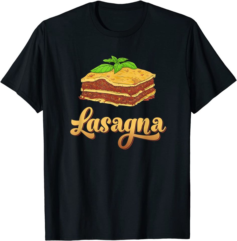 Vintage Lasagna Retro Pasta T-Shirt