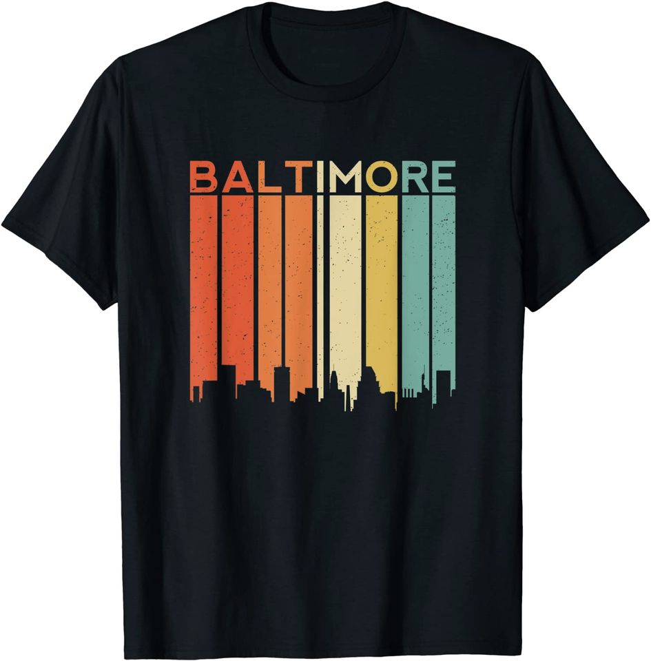 Baltimore Maryland Vintage Retro City T Shirt