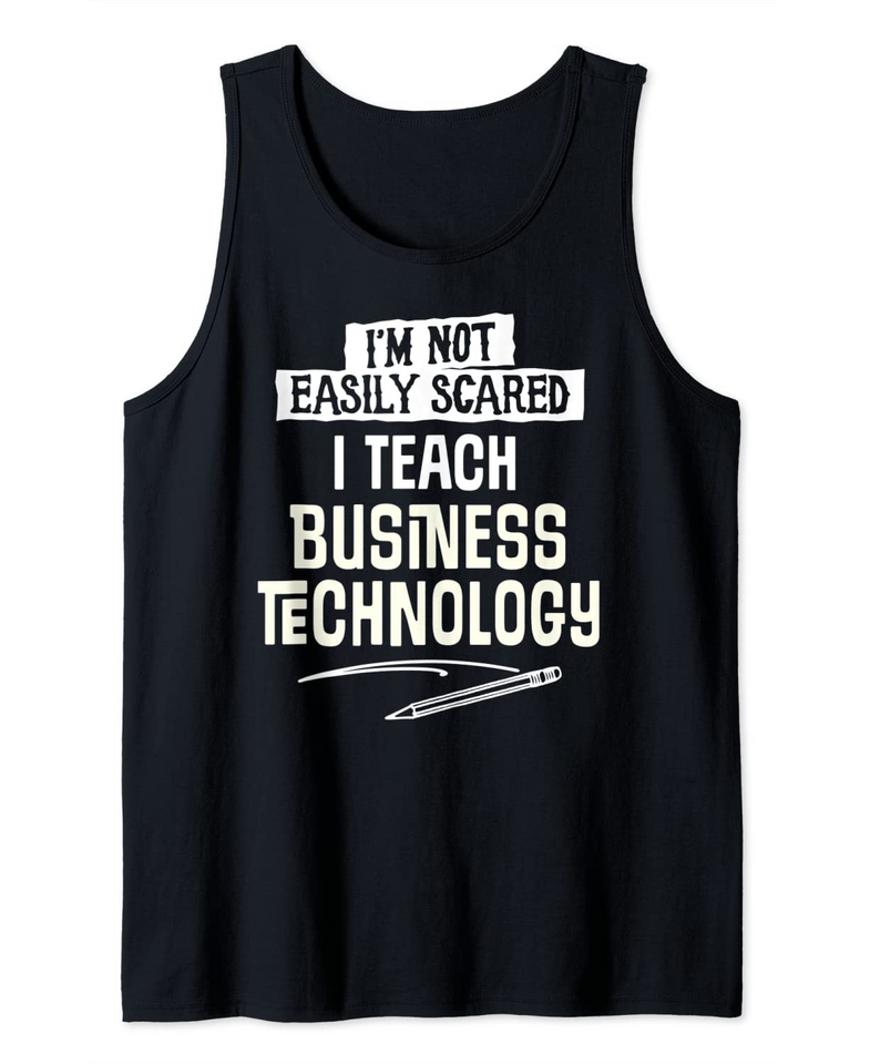 Funny Halloween Business Technology Tank Top