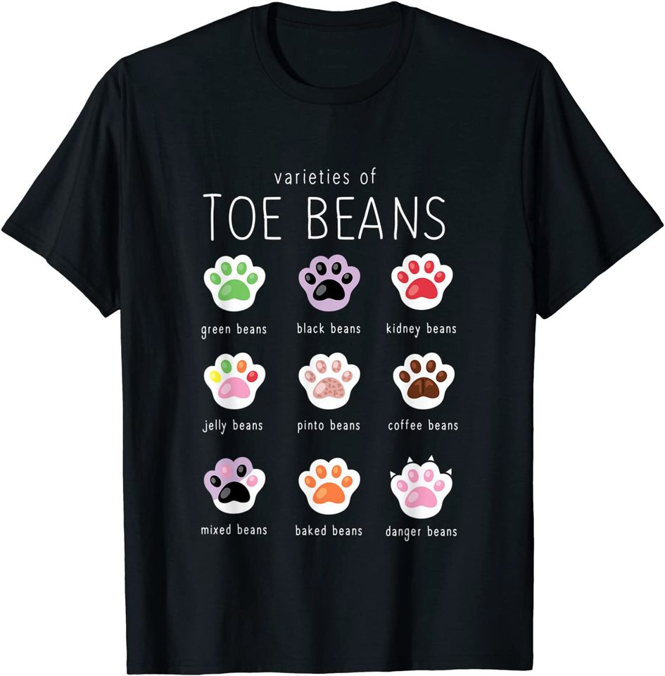 Cat Lover Toe Beans T-Shirt