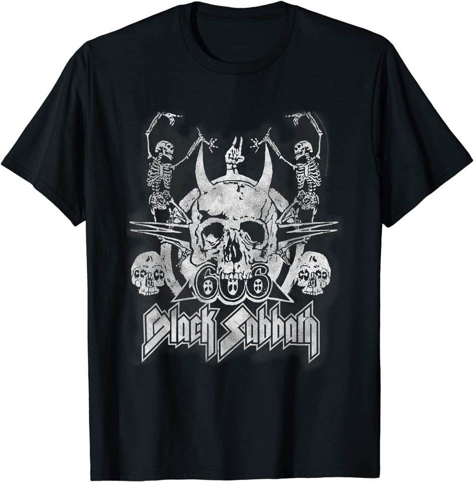 Vintage Concert Black Sabbath  Dancing Skeletons T Shirt