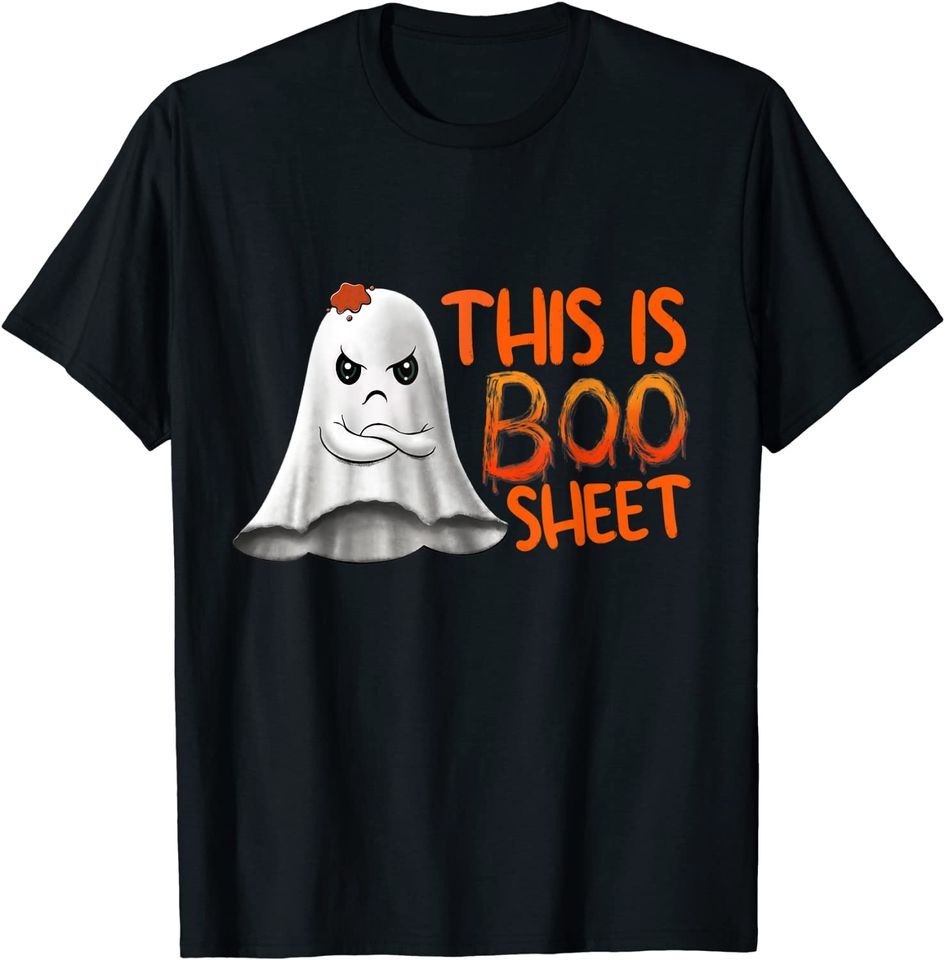This Is Boo Sheet Halloween Ghost T Shirt