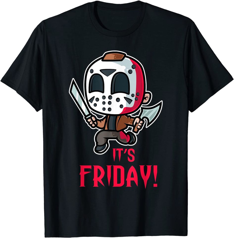 Horror Movie Characters Spooky Friday Halloween T-Shirt