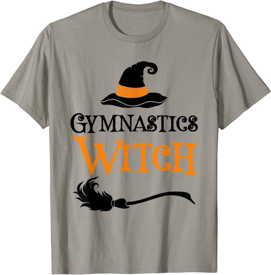 Gymnastics Witch Halloween Costume T Shirt