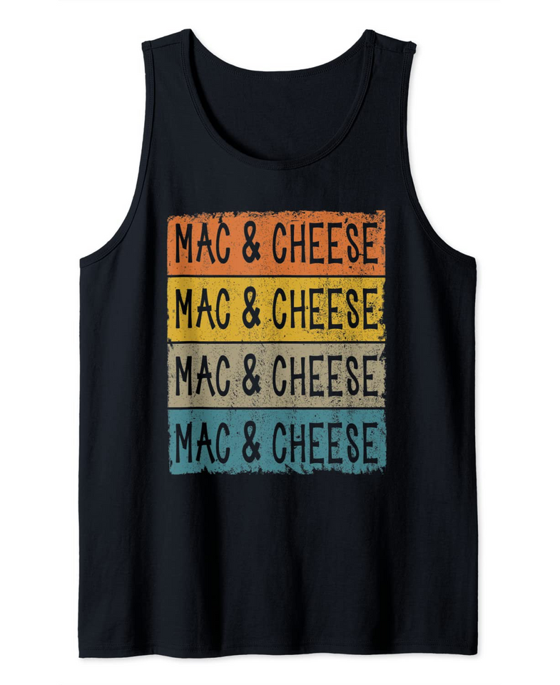 Retro Mac And Cheese Foodie Tank Top