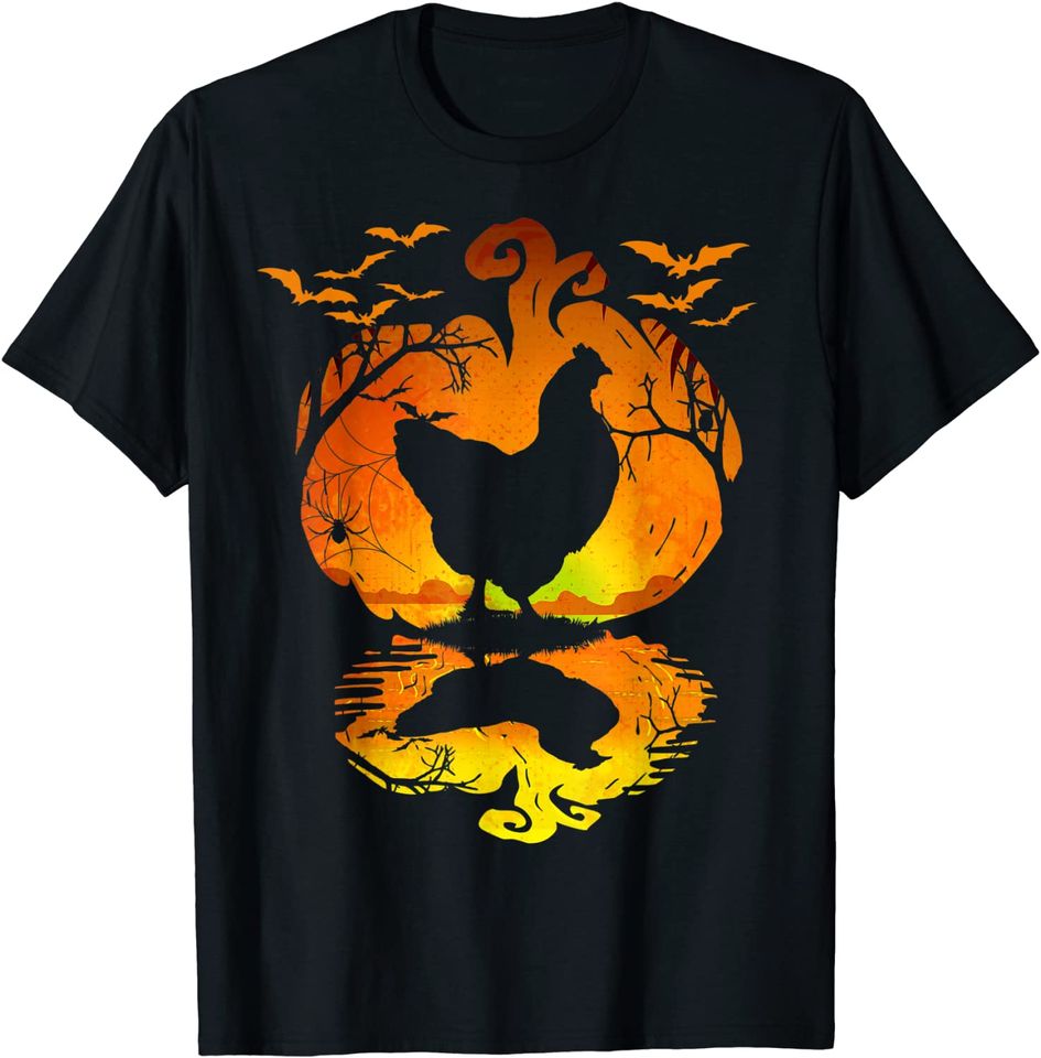 Chicken Halloween Costume Pumpkin Chicken Lovers Fall Season T Shirt
