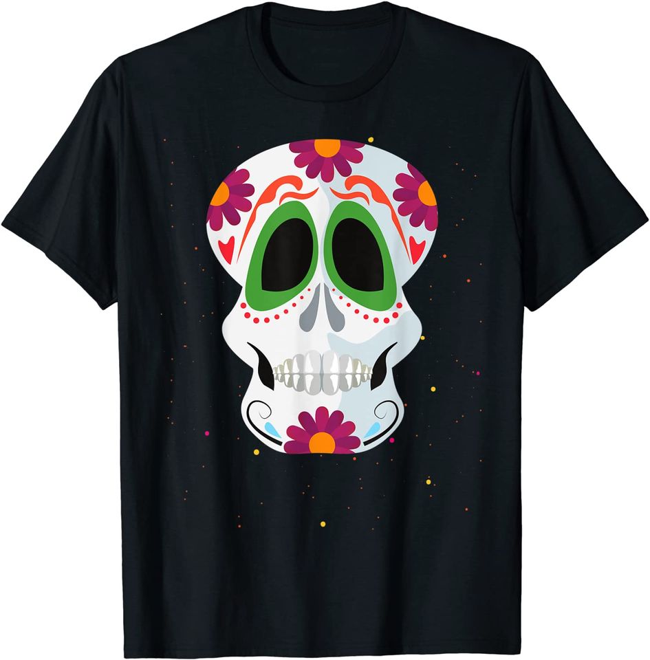 Sugar Skulls Day Of The Dead Traditional Food Latin Mexico T-Shirt