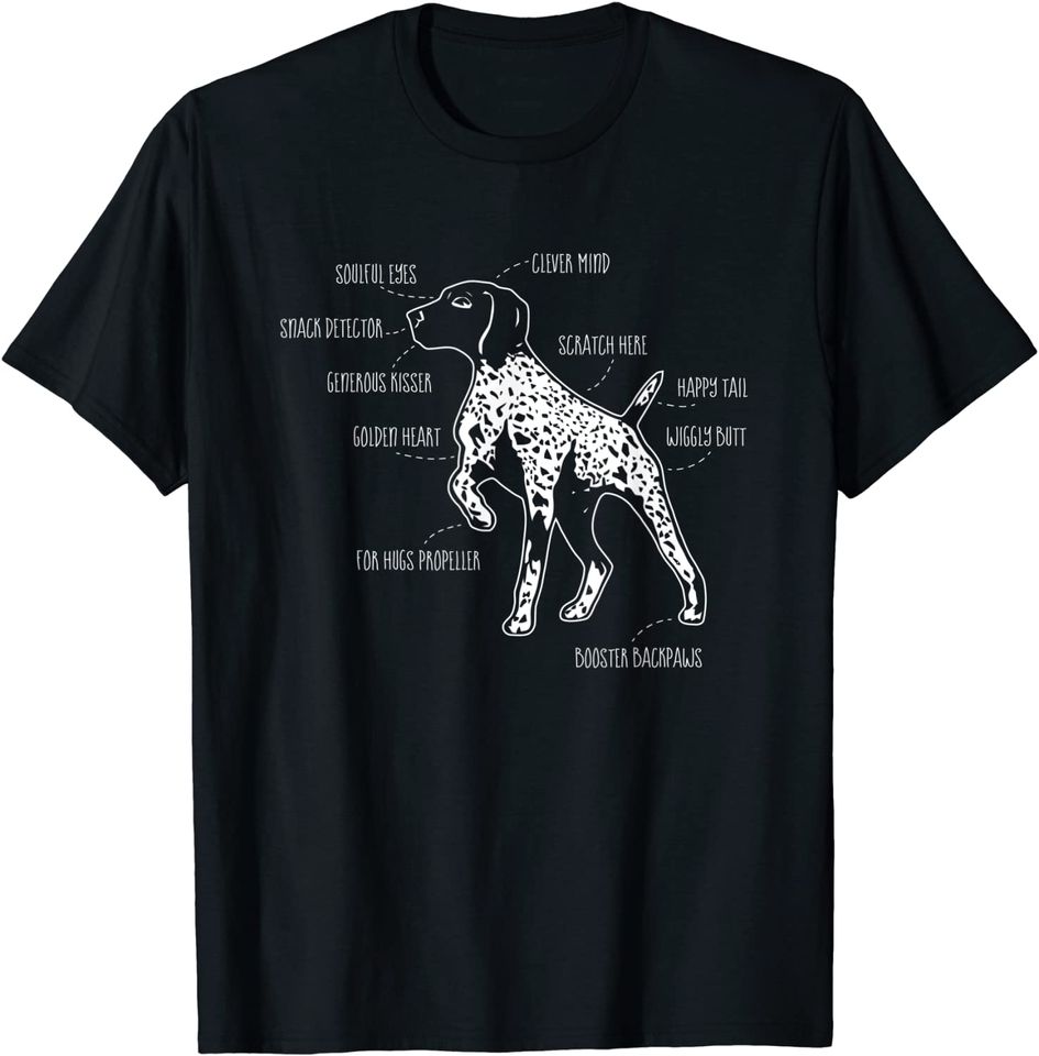 Anatomy Of A German Shorthaired Pointer T Shirt
