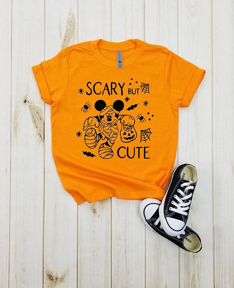 Halloween Mickey Scary But Cute Mickey Halloween Custom Gifts T-Shirts Unisex  Family Matching