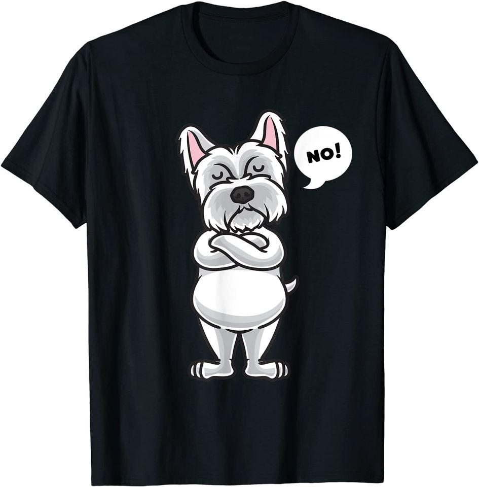Stubborn West Highland White Terrier Dog Shirt