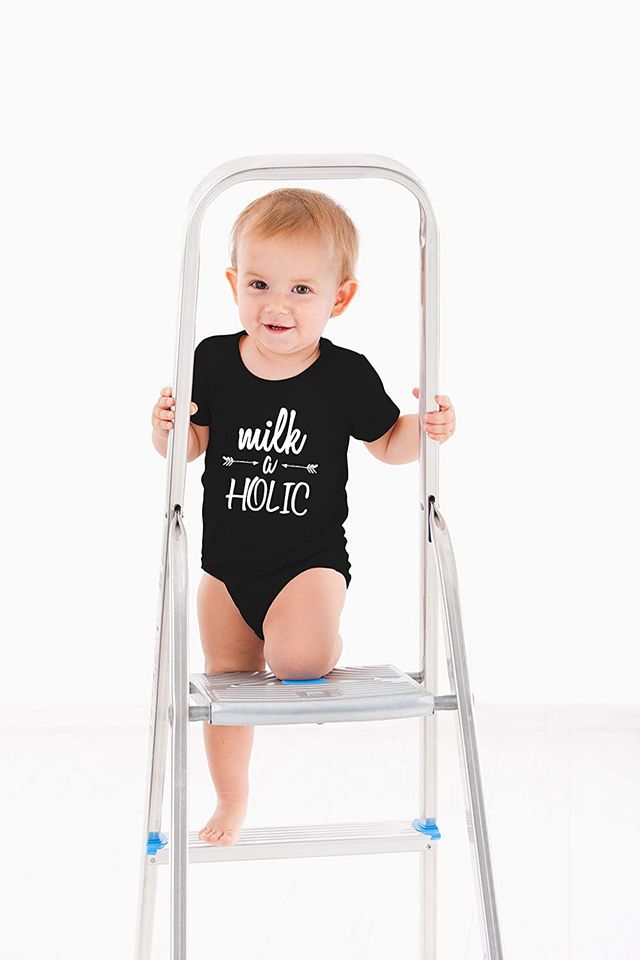 Milkaholic Baby Bodysuit