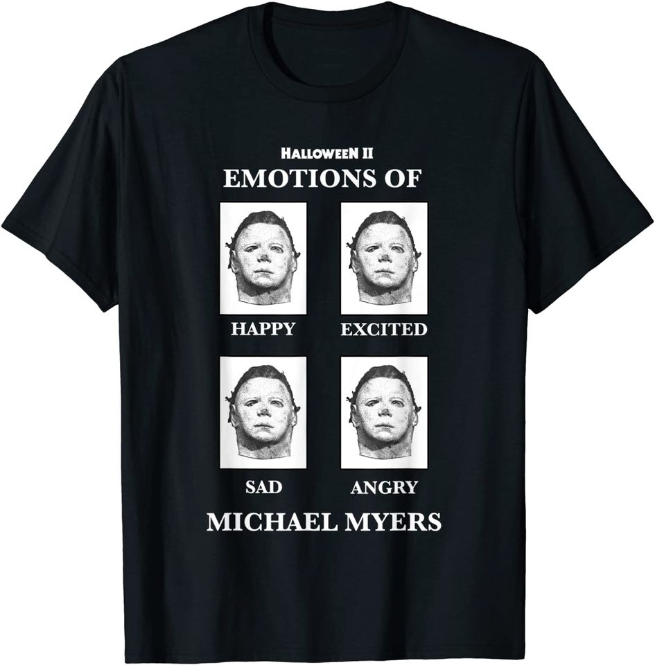 Halloween 2 Emotions Of Michael Myers T-Shirt