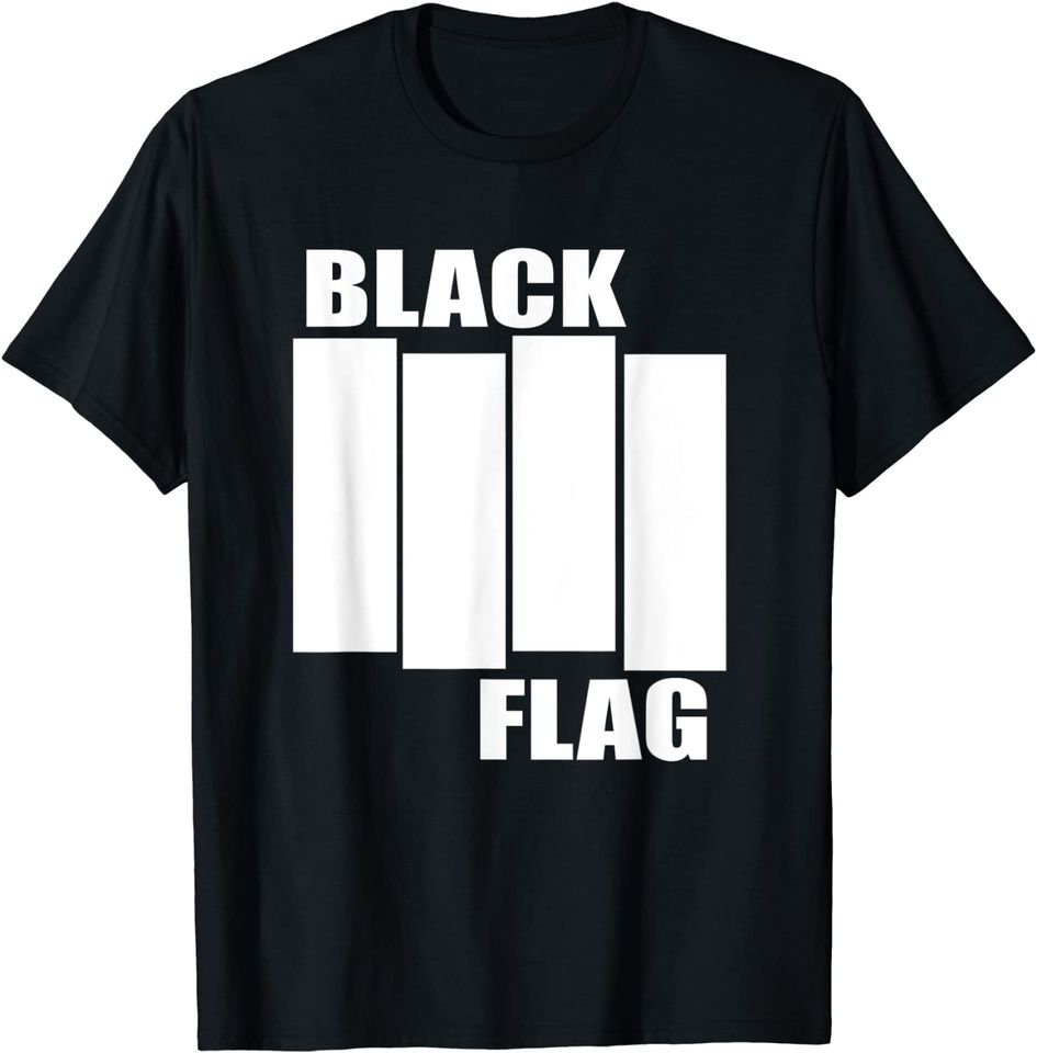 Retro Black Rock Band Love Music Love Flag American T-Shirt