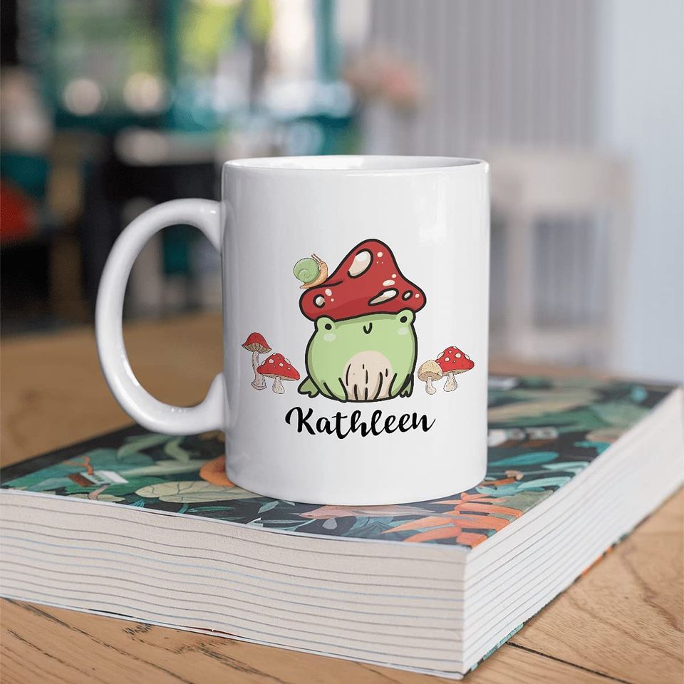 Mushroom Frog Funny Coffee Mug