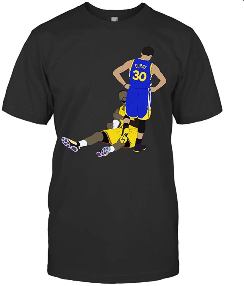 Steph Curry Standing Over Lebron Classic T Shirt