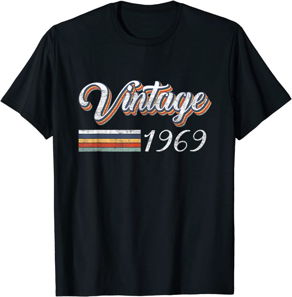 Vintage 1969 52 years old Funny 52nd Birthday T-Shirt