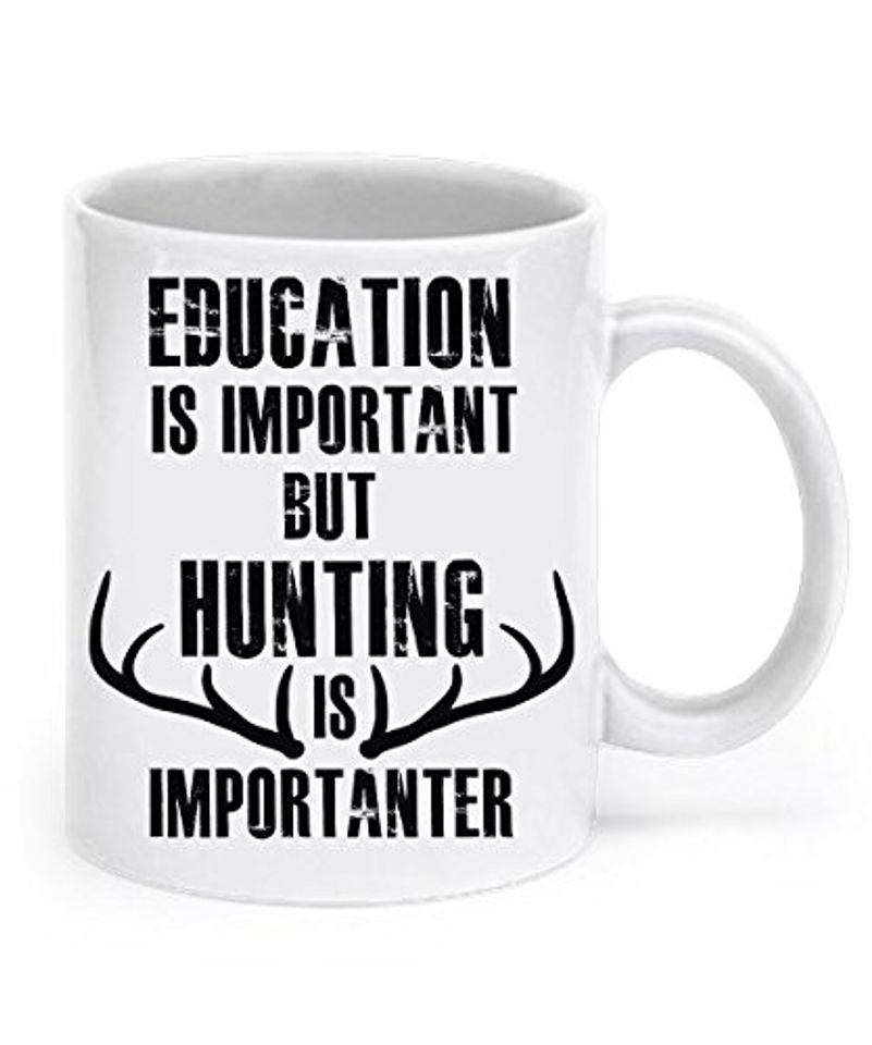 Elk Hunting Is Importanter Mug - Hunting Mug Hunting Coffee Mugs
