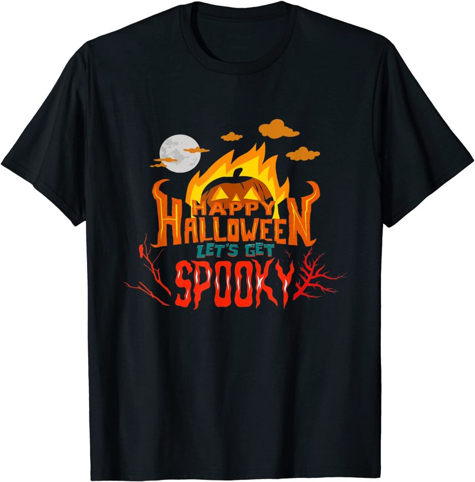 Halloween Let's get spooky costume accessoires T-Shirt