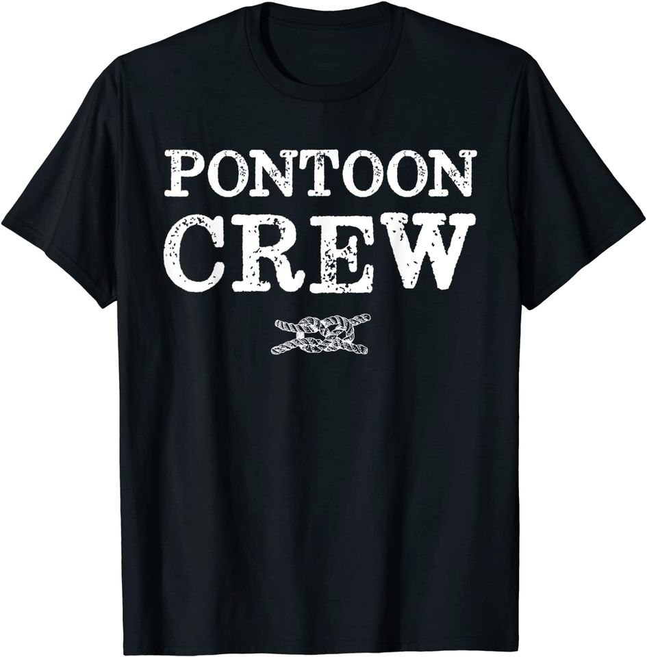 Boat Gifts Pontoon Crew Pontoon Captain T-Shirt