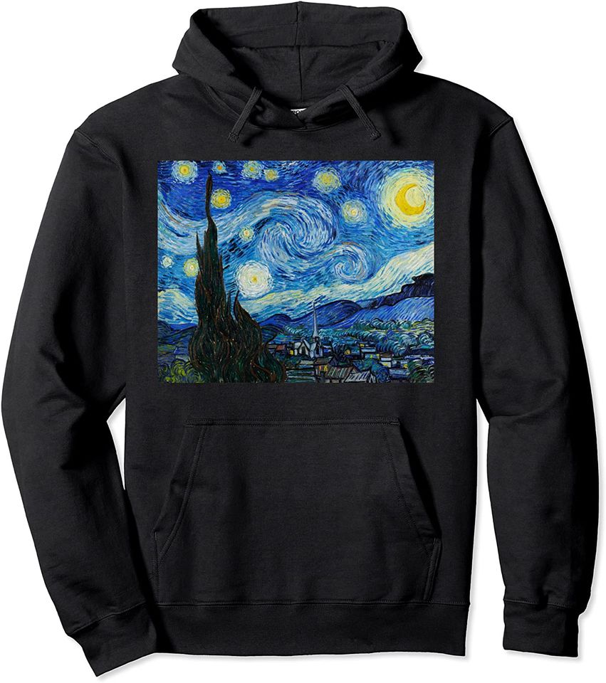 Van Gogh Starry Night Fine Art Hoodie