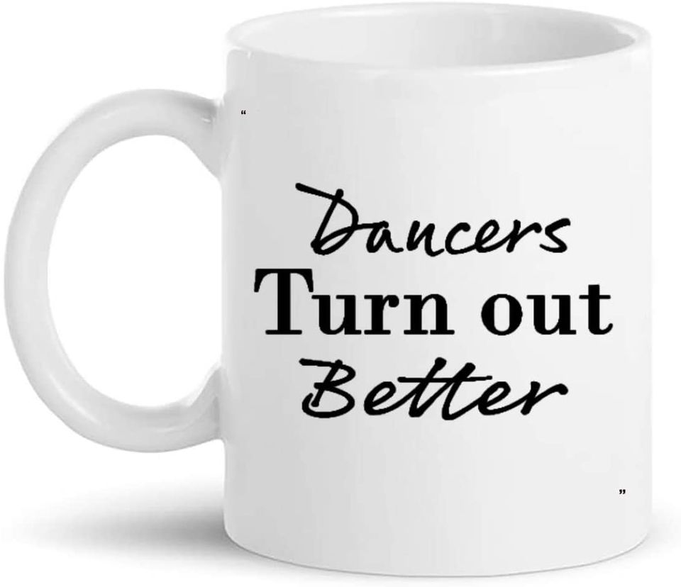 Dancers Ballet Turn Out Better Retro Mug