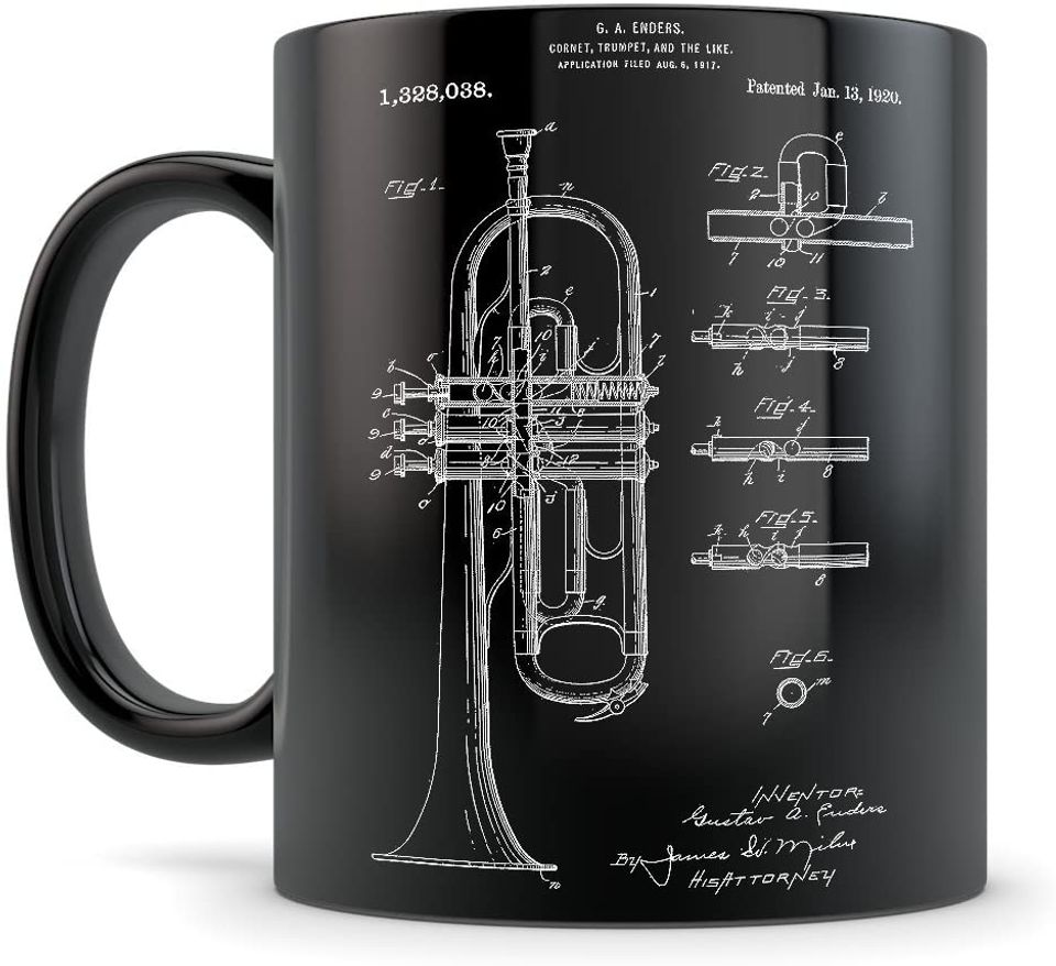Trumpet Best Invention Patent Mug