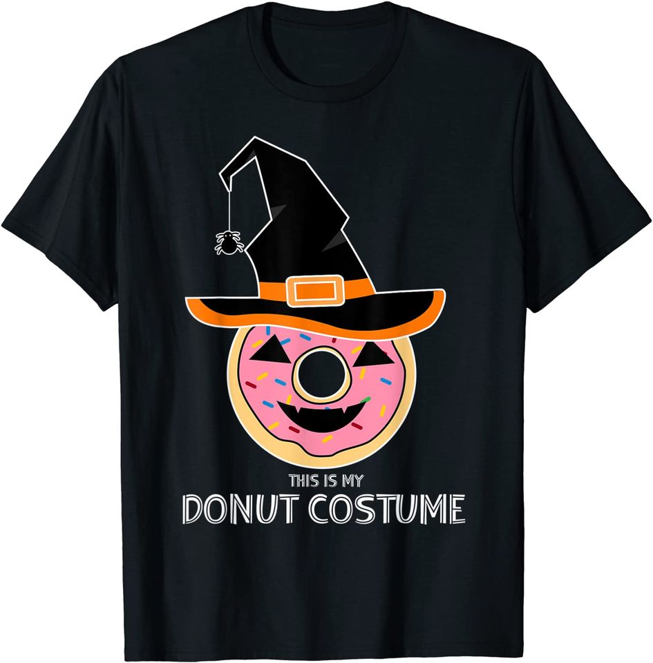 Halloween Donuts This Is My Donut Witch Costume T-Shirt