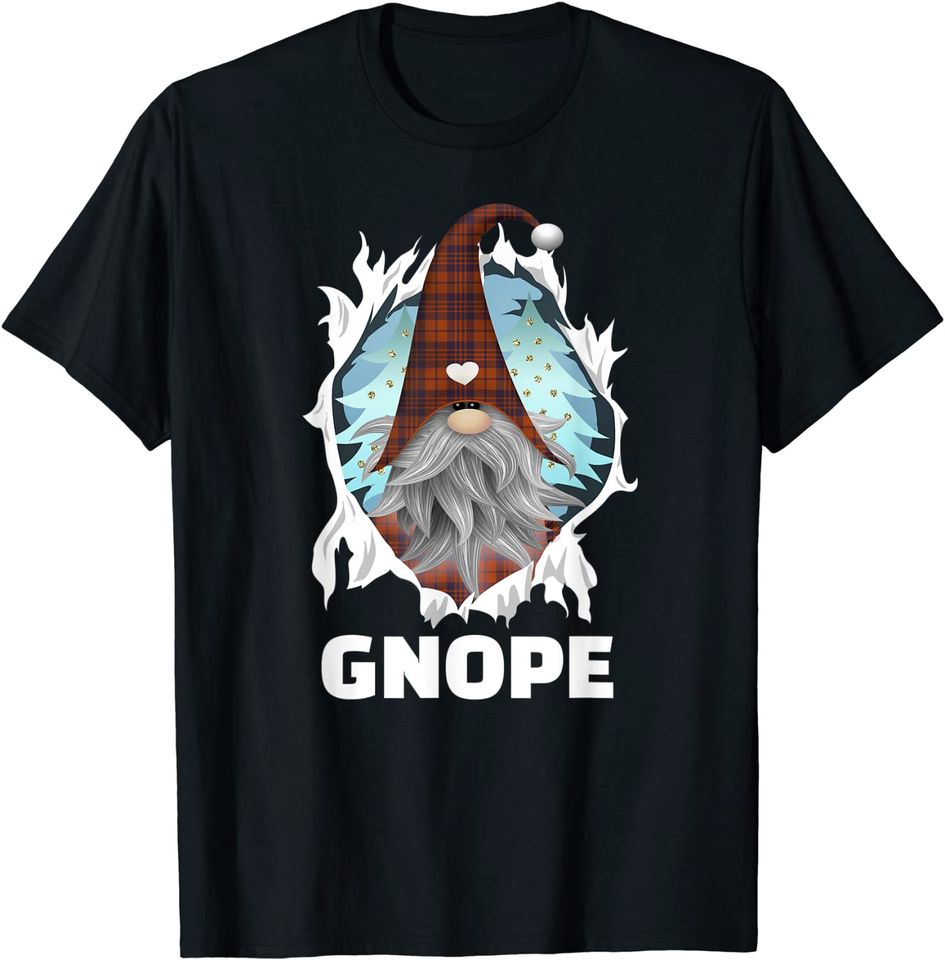 Gnope Buffalo Plaid Gnome T-Shirt