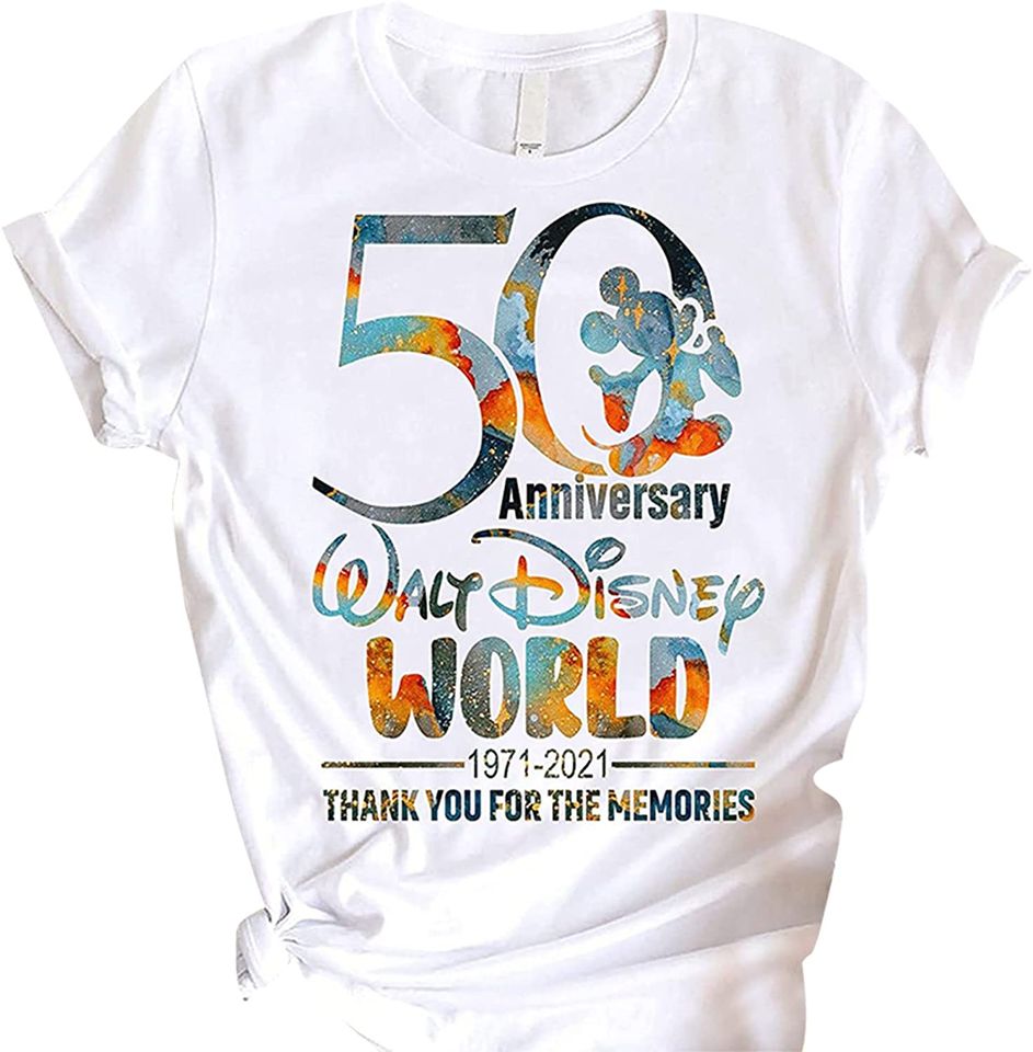 50th Anniversary Shirt WDW T-shirt Vacation Shirt Trip Shirt for Family Castle Shirt