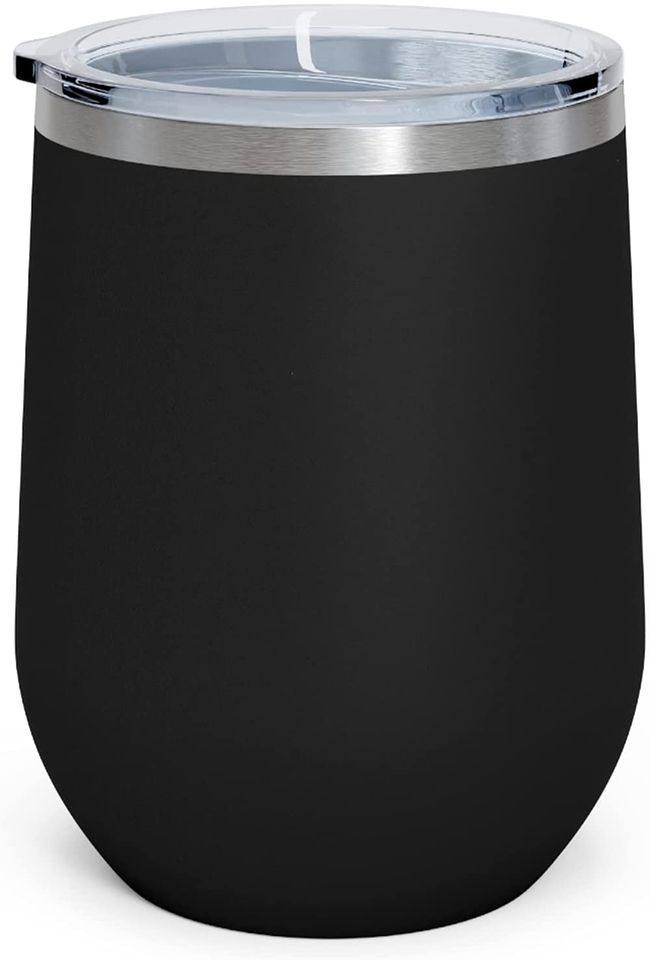He Is My Treat, She Is My Trick, Skeleton Hand 12Oz Wine Tumbler, Halloween Spooky Season Decor