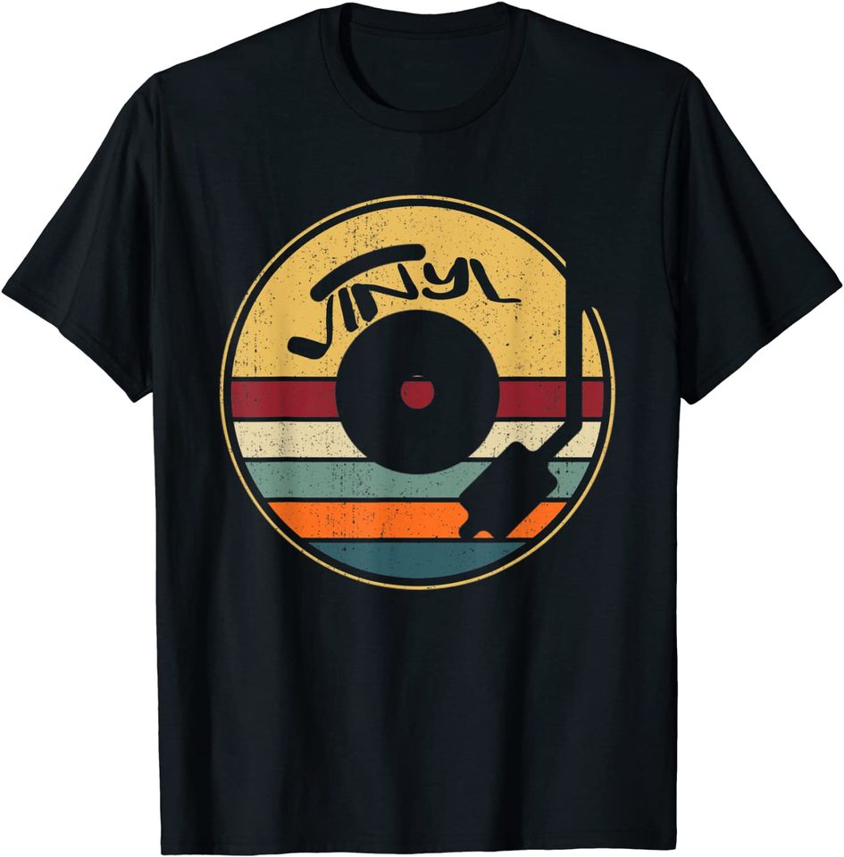Retro Vinyl Record Vinyls LP Record T-Shirt