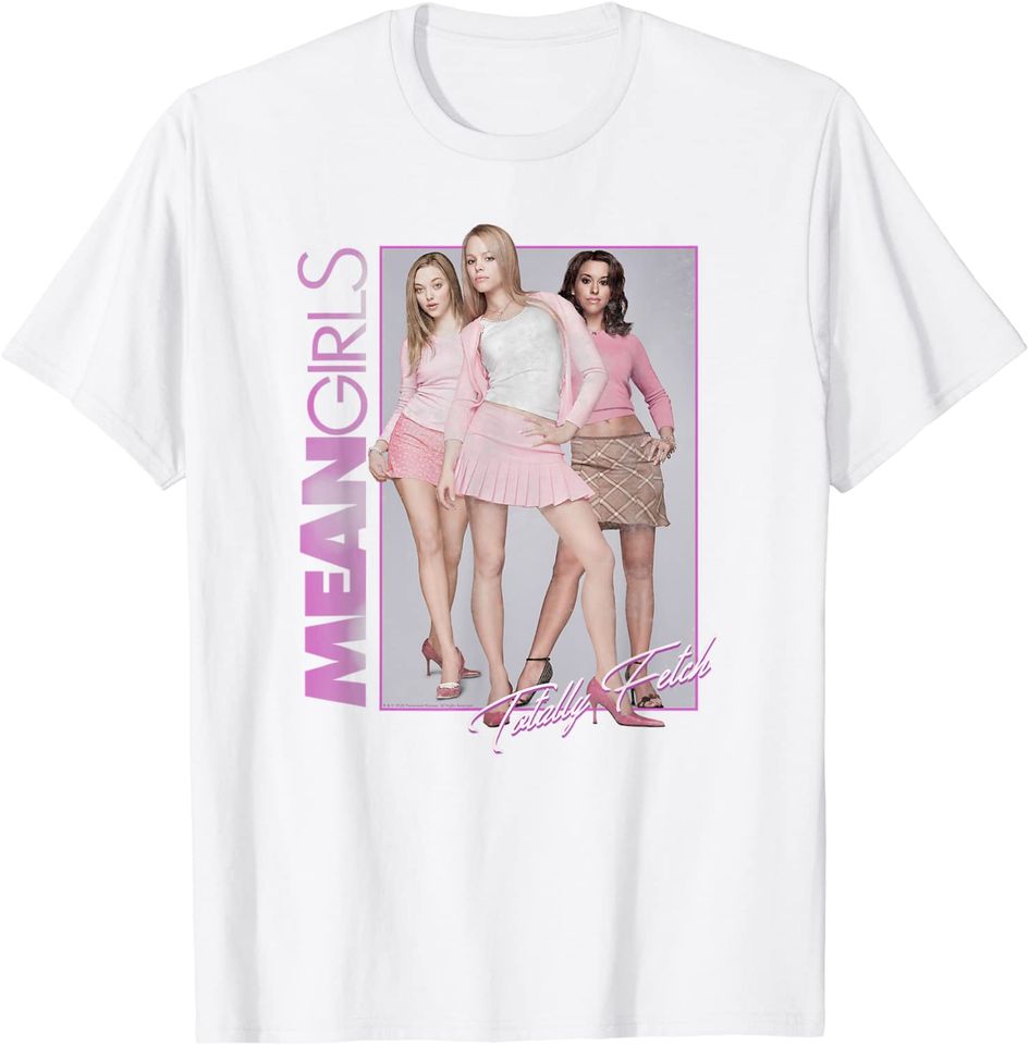 Mean Girls Totally Fetch Group Shot Logo T-Shirt