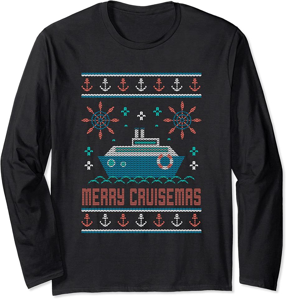Merry Cruisemas Ugly Christmas Cruise Long Sleeve