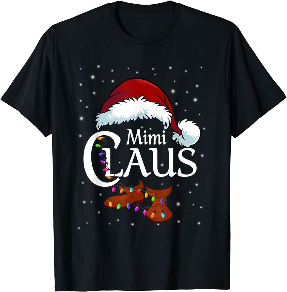 Mimi Claus Shirt, Family Matching Mimi Claus Pajama T-Shirt