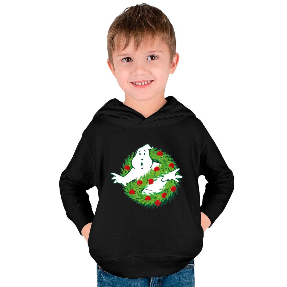 Ghostbusters Classic Logo Christmas Kids Pullover Hoodie