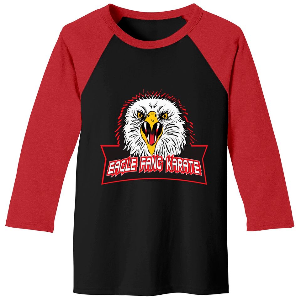 Cobra Kai Eagle Fang Karate Logo Baseball Tees
