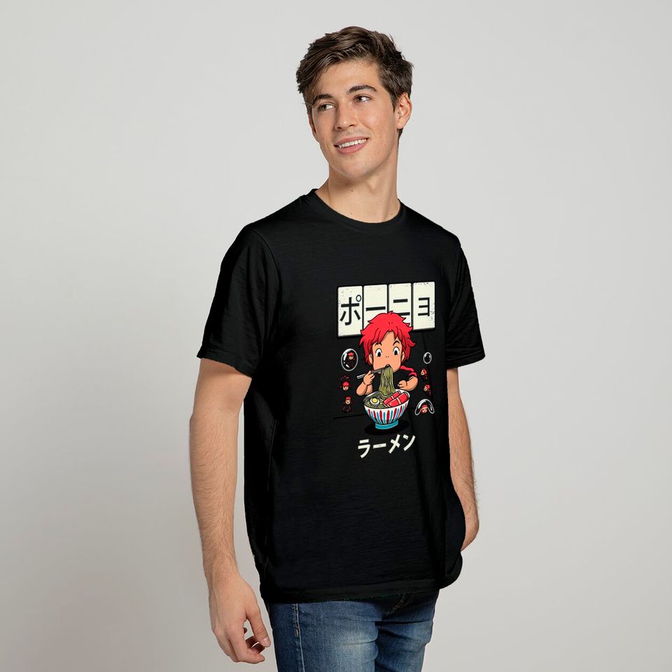 Ponyo Goldfish Ramen T Shirt
