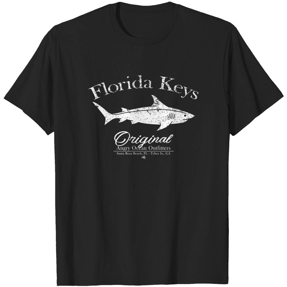 Florida Keys Shark Key West Marathon Key Largo T-Shirt